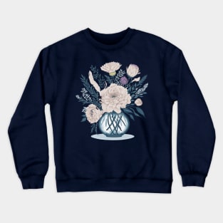 Vase with flowers. Crewneck Sweatshirt